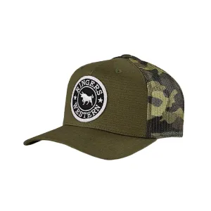 Ringers Western Kid's Signature Bull Trucker Cap - Military Green/Camo