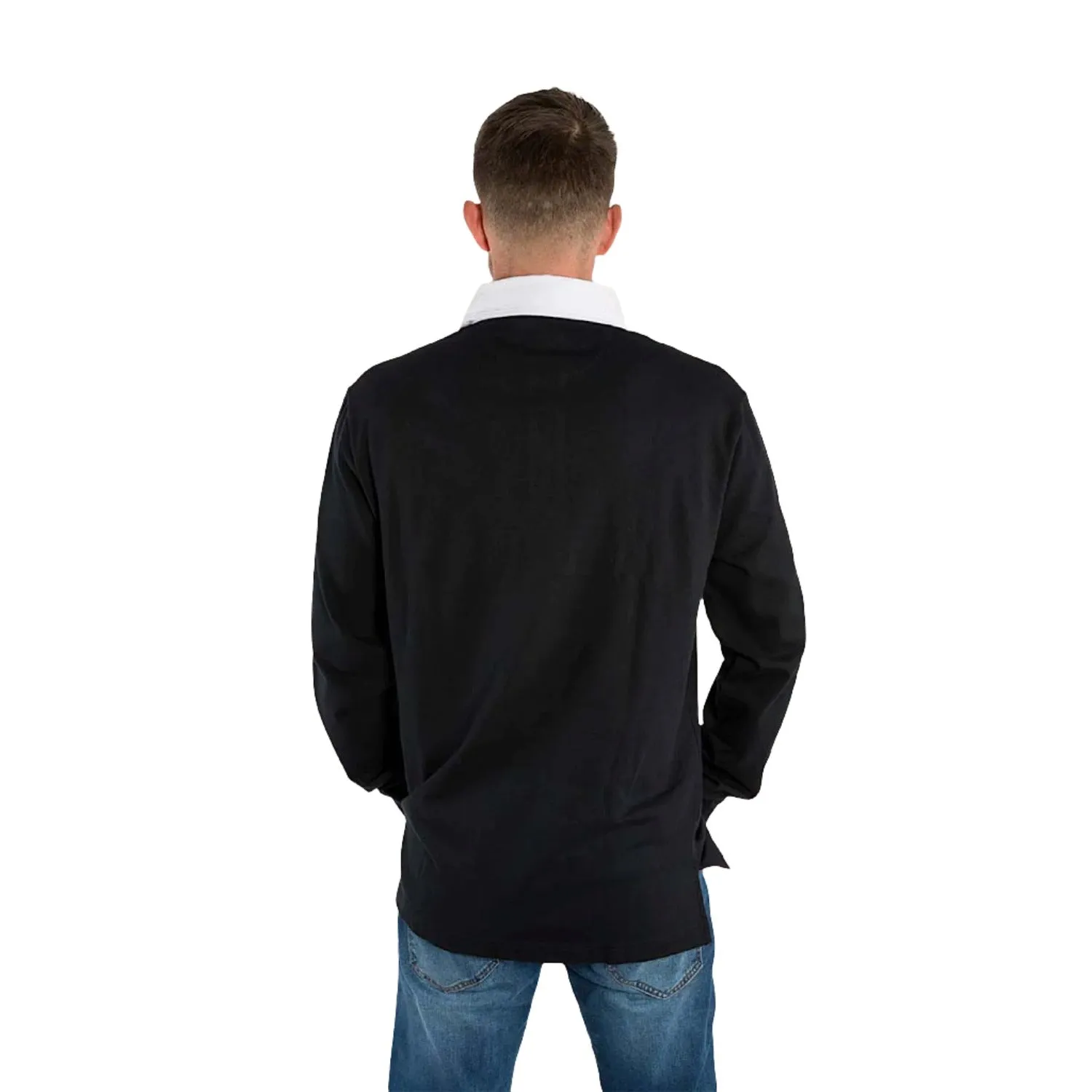Ringers Western Men's Burton Rugby Jersey - Black/White