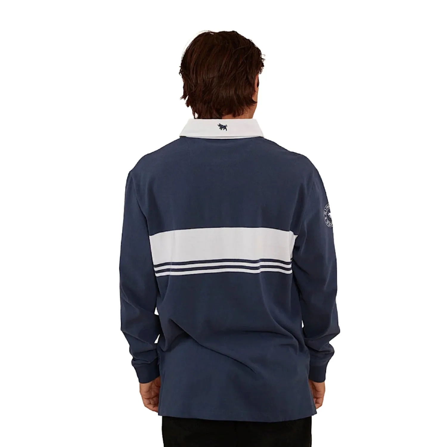Ringers Western Men's Edmonton Rugby Jersey - Navy/White