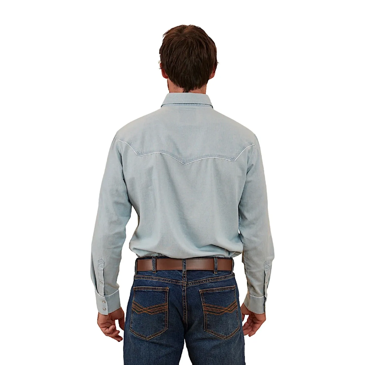 Ringers Western Men's Neilsen Western Dress Shirt - Chambray