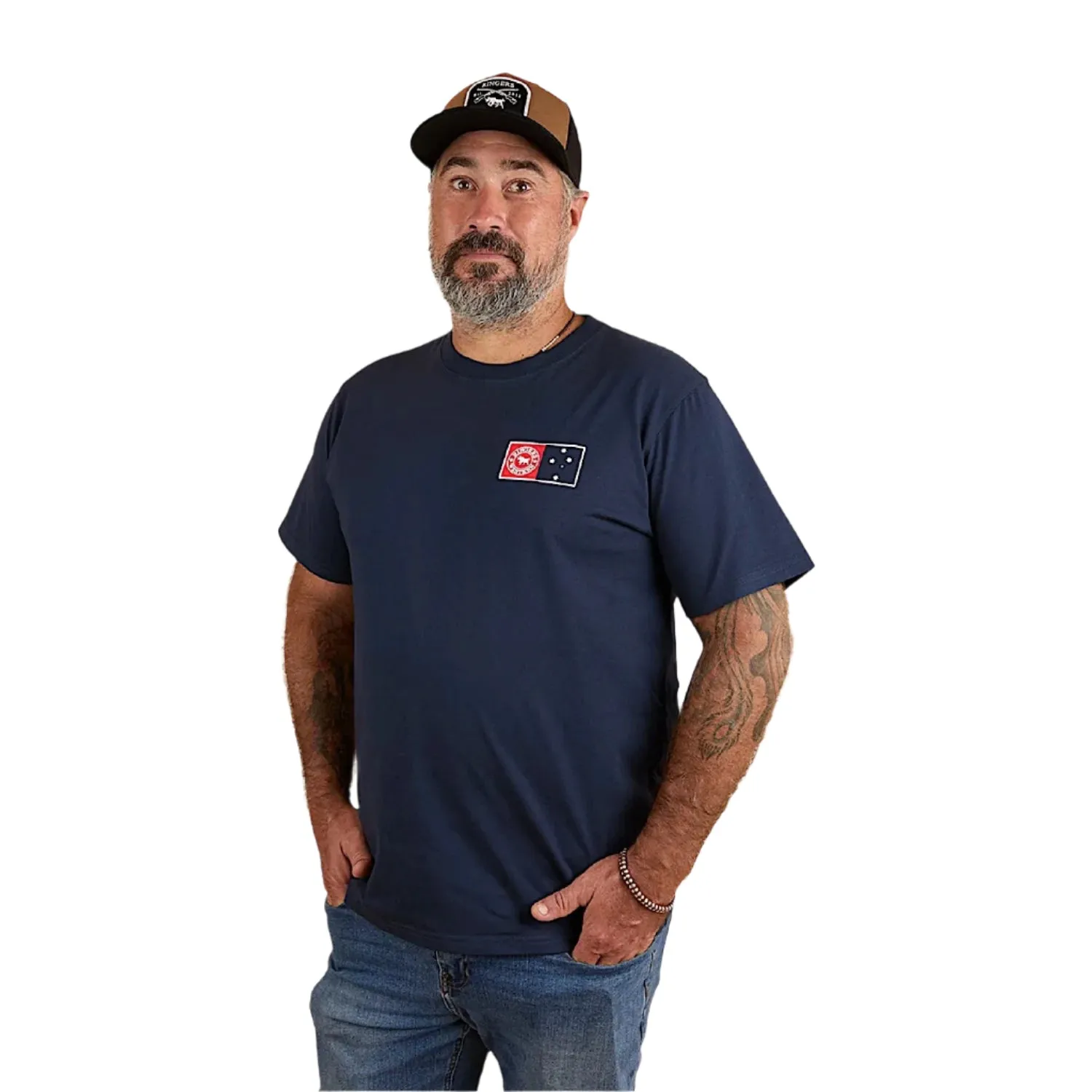 Ringers Western Men's Southern Son Loose T-Shirt - Navy