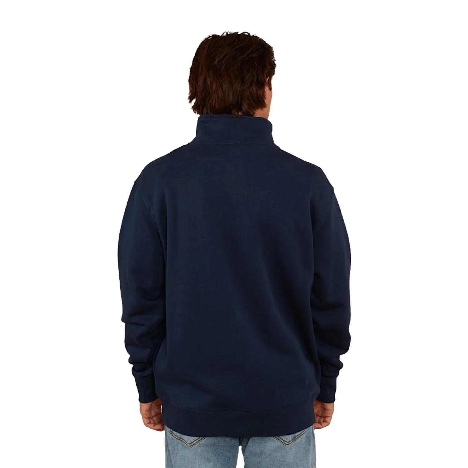 Ringers Western Men's Strand 1/4 Zip Crew - Navy
