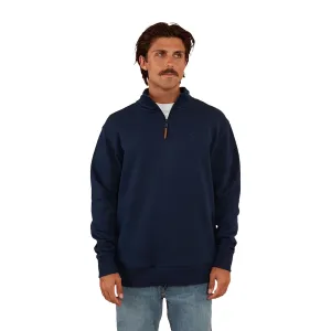Ringers Western Men's Strand 1/4 Zip Crew - Navy