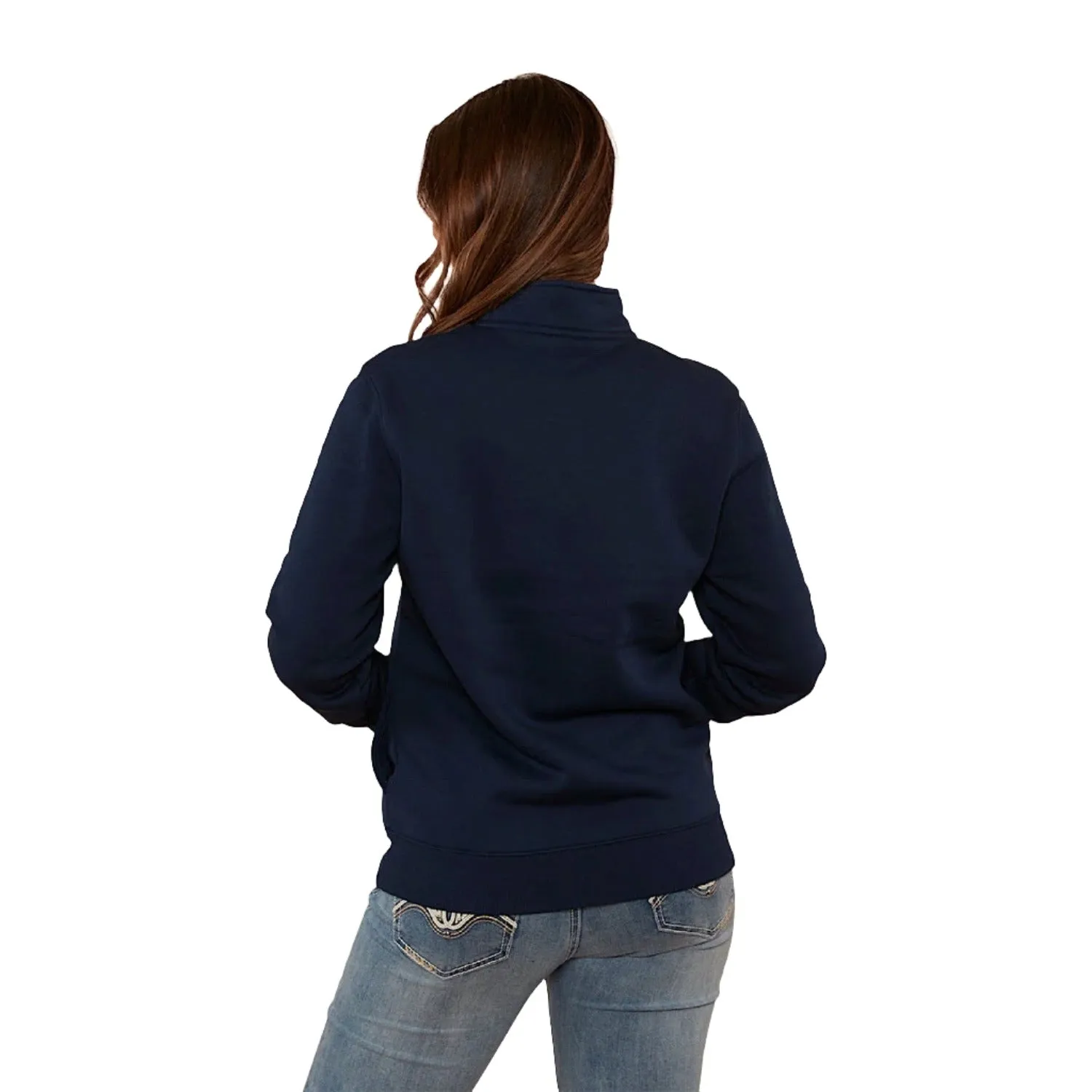 Ringers Western Peninsula Women's 1/4 Zip Crew - Navy