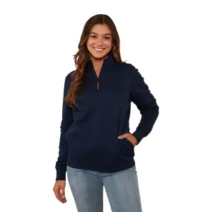 Ringers Western Peninsula Women's 1/4 Zip Crew - Navy