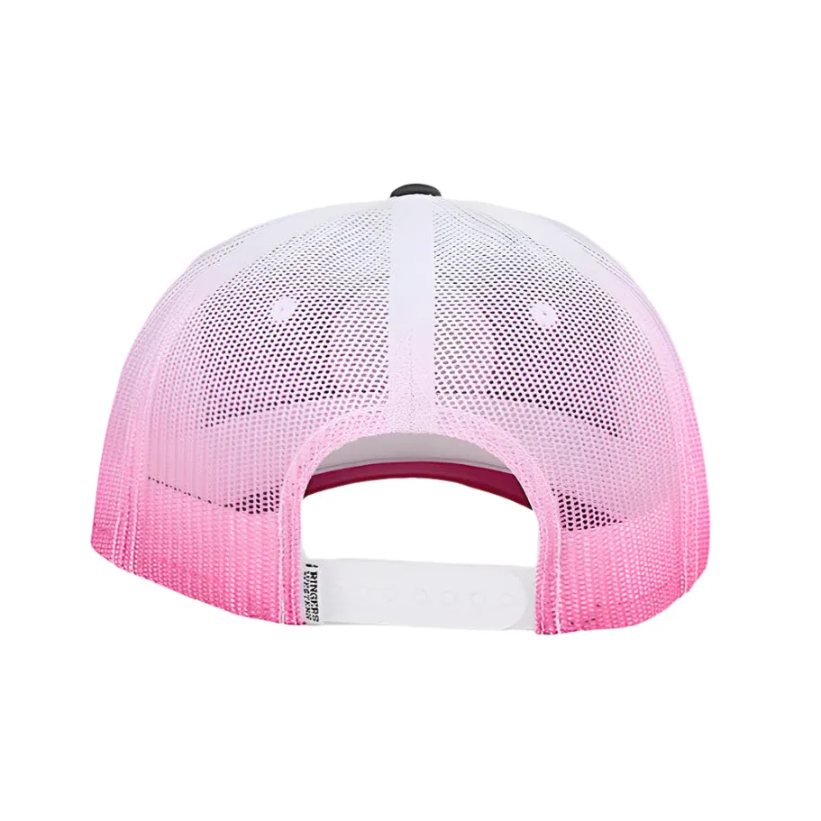 Ringers Western Quinn Trucker Cap - Grey / Candy