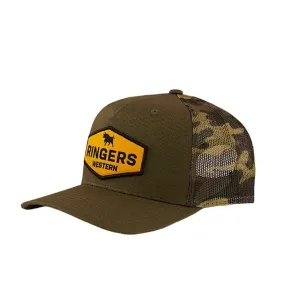 Ringers Western Scotty Trucker Cap - Military Green/Camo