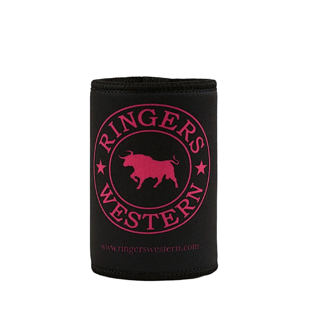 Ringers Western Signature Bull Stubby Cooler - Black/Melon
