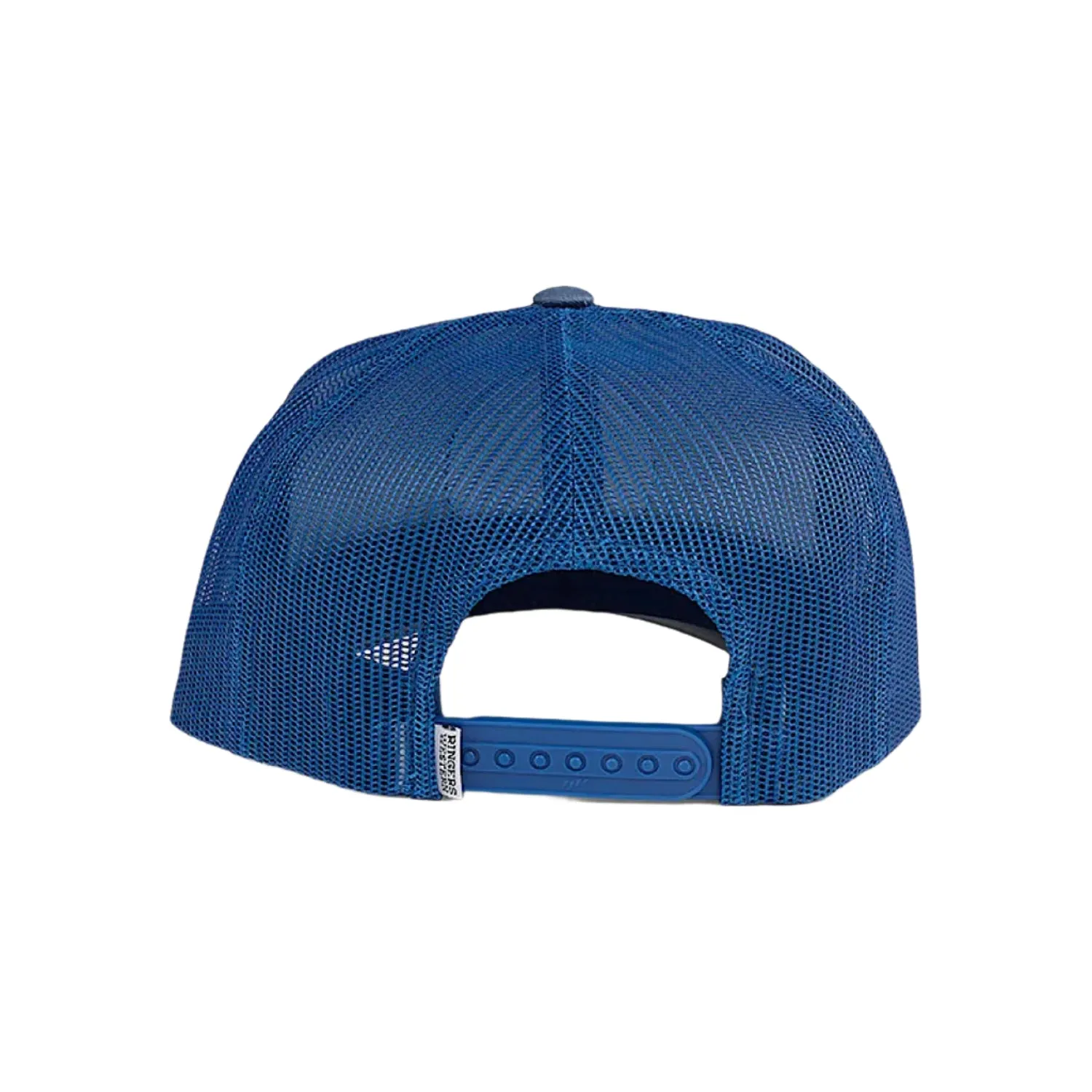Ringers Western Signature Bull Trucker Cap - Yale Blue/Gold