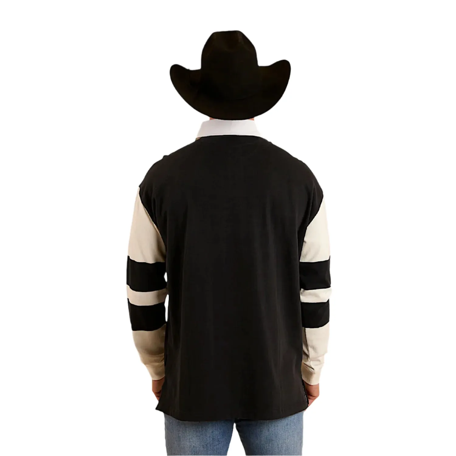 Ringers Western Unisex Lowden Rugby Jersey - Black / Off White