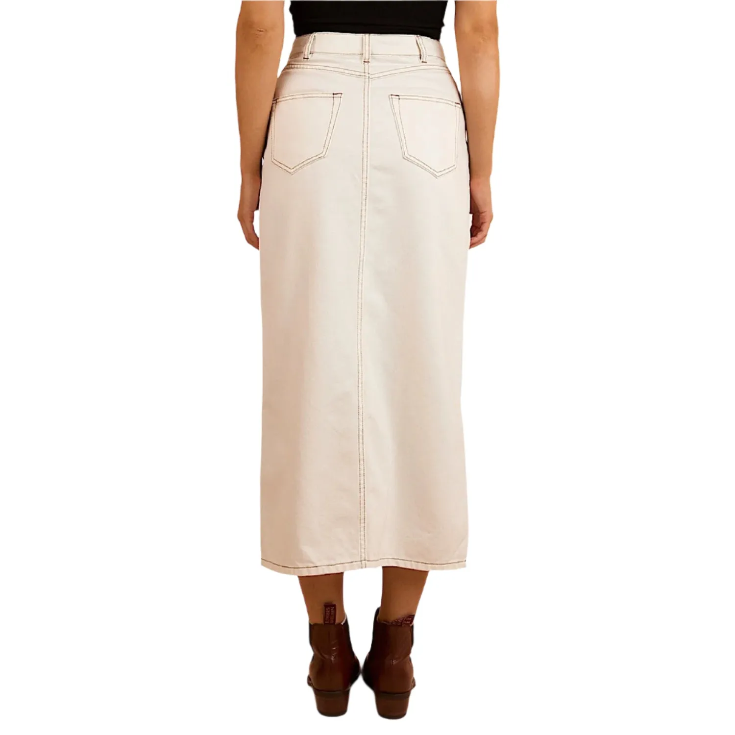 Ringers Western Women's Christa Midi Skirt - Off White