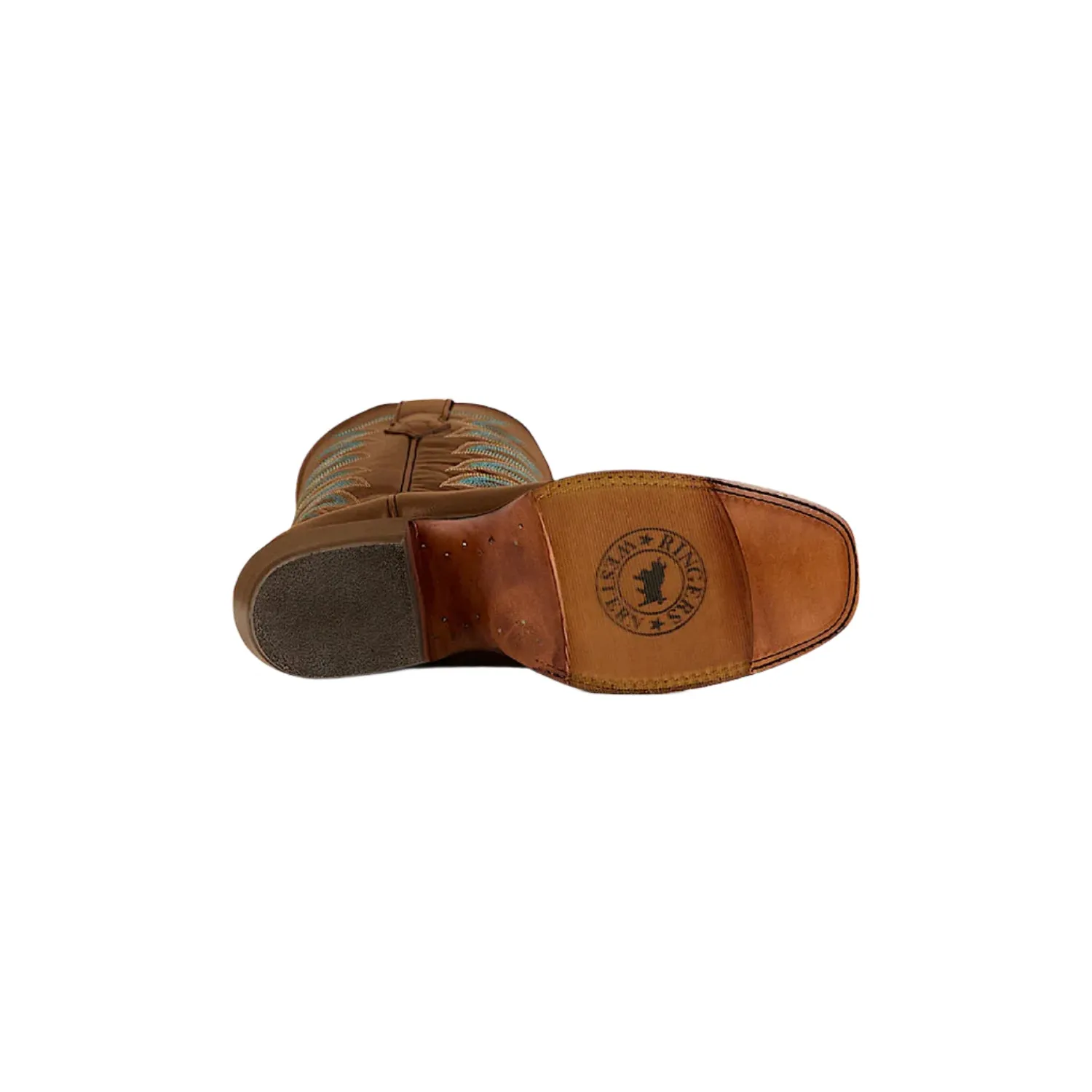 Ringers Western Women's Longreach Cuban Heel Boot - Saddle Tan