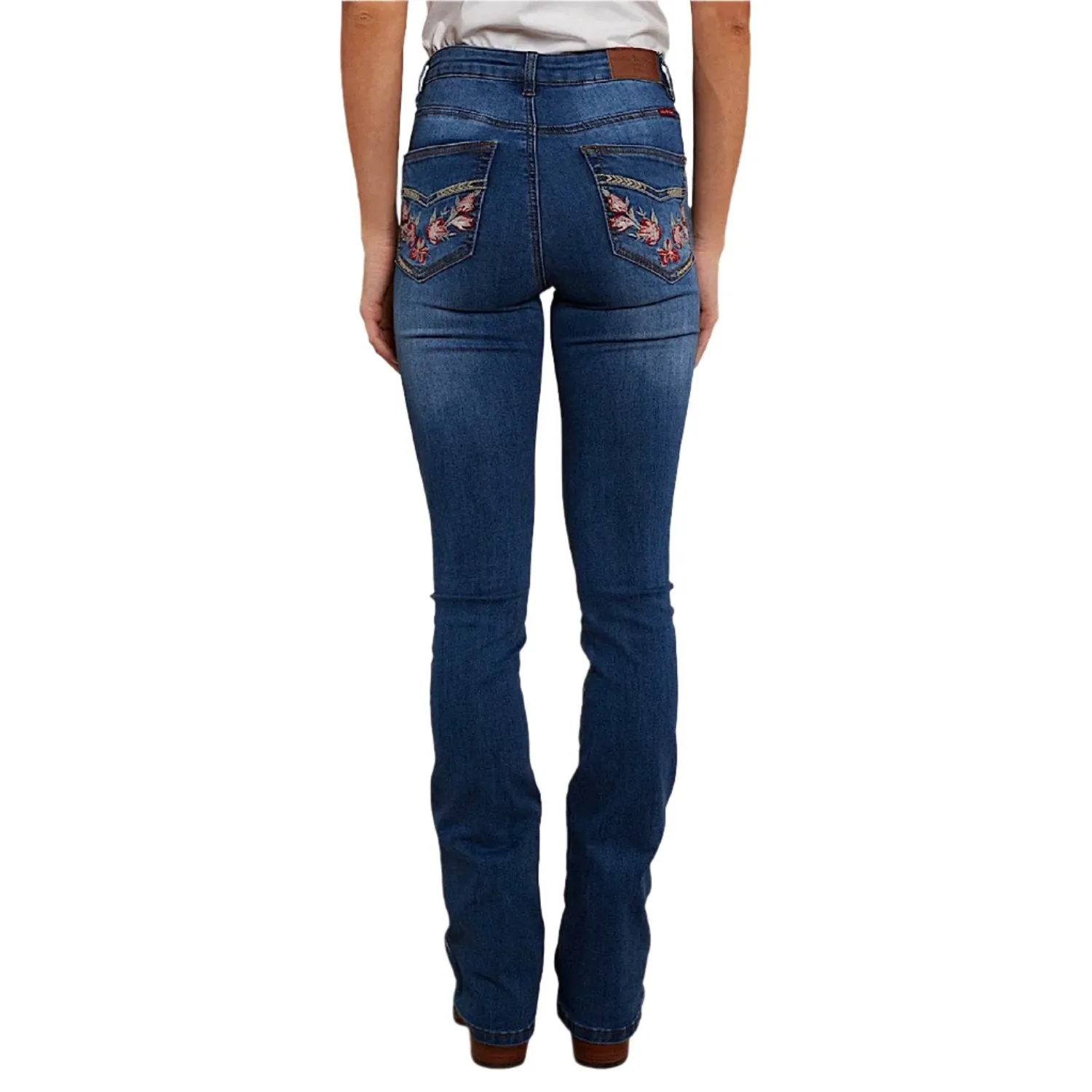 Ringers Western Women's Penny High Rise Bootleg Jean - Vintage Blue