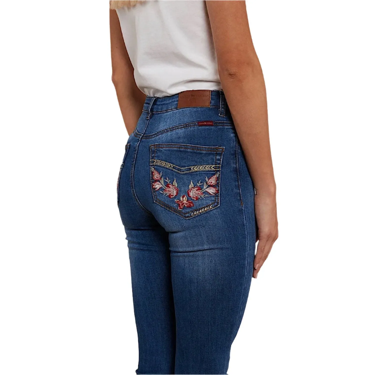 Ringers Western Women's Penny High Rise Bootleg Jean - Vintage Blue