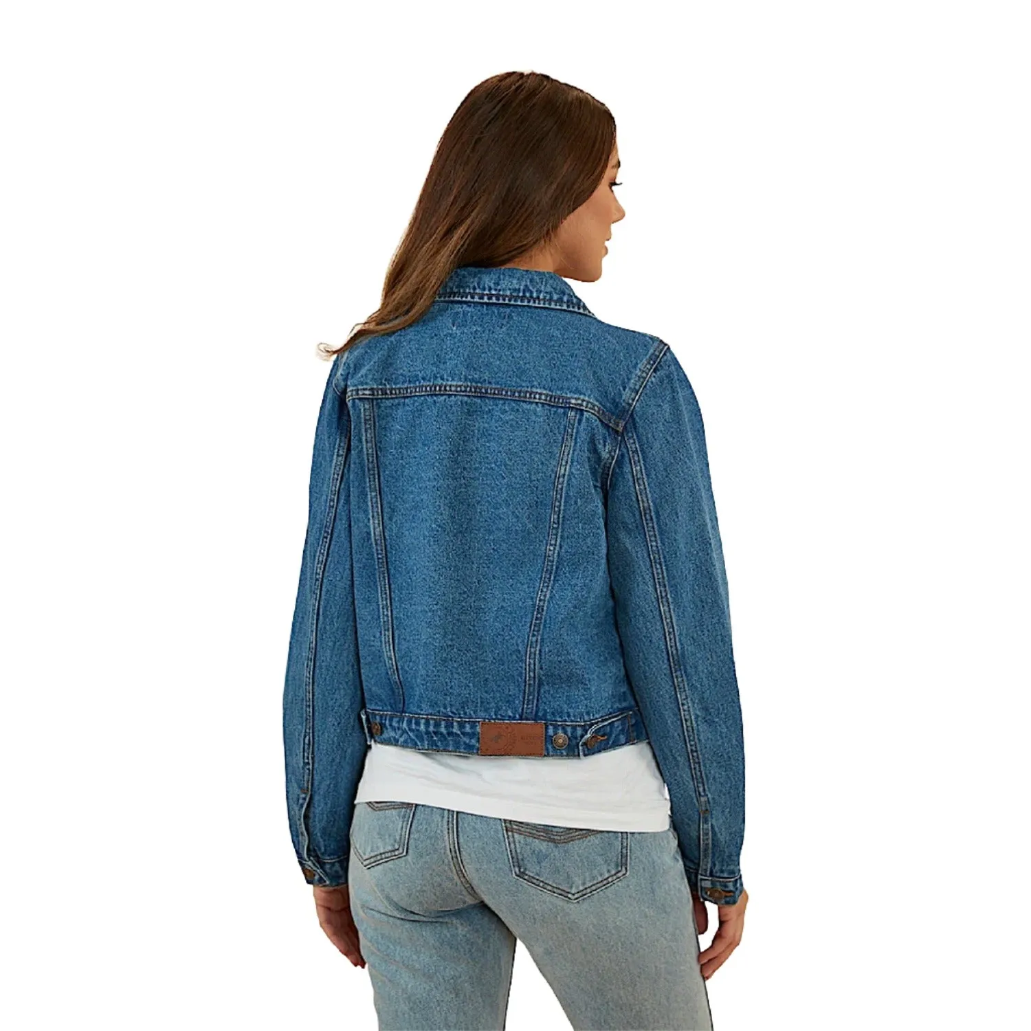 Ringers Western Women's Scarlett Denim Jacket - Mid Wash Blue