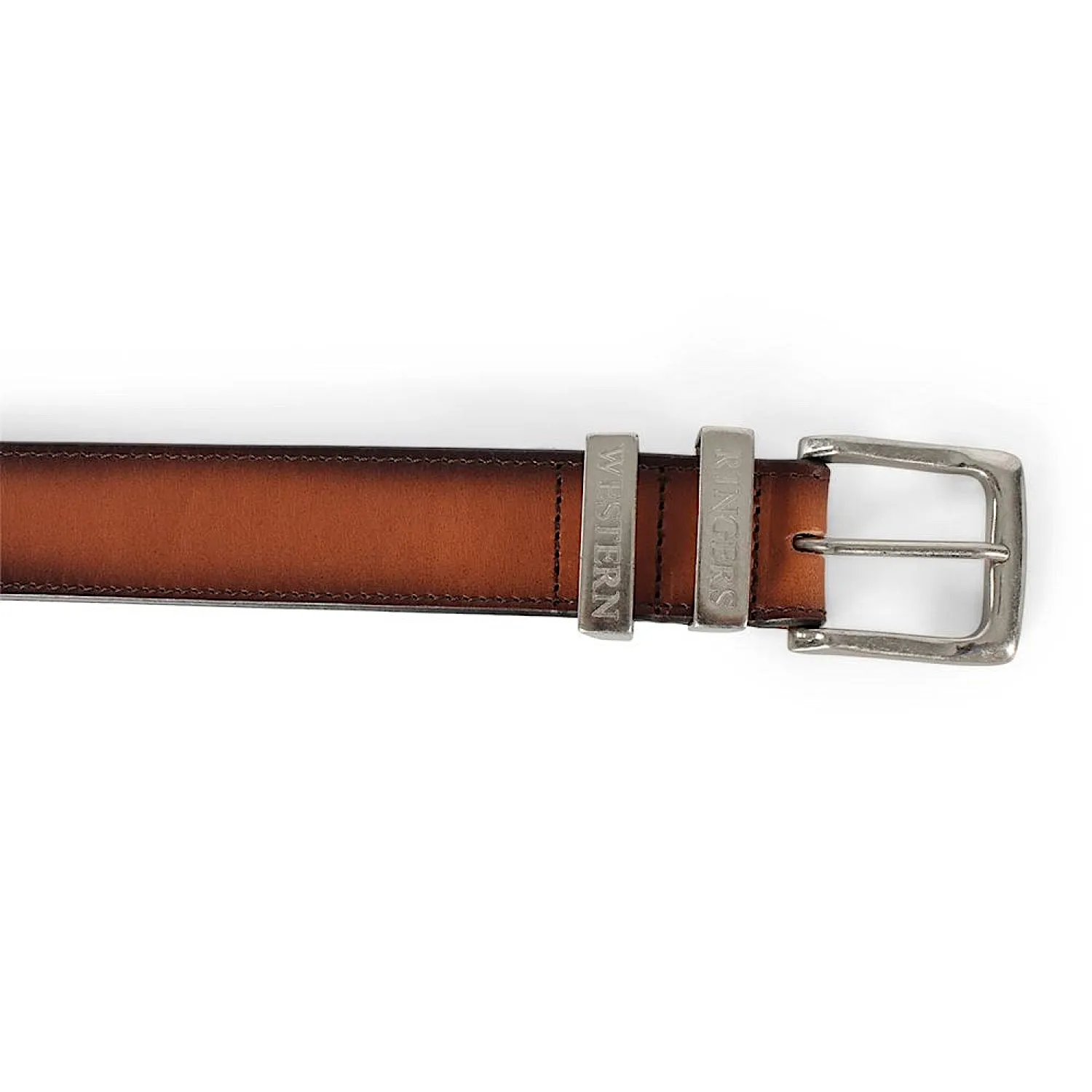 Ringers Western Woodbury Belt - Spice Brown