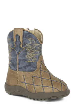 Roper INFANT Cowbaby Crosscut Boot - Navy