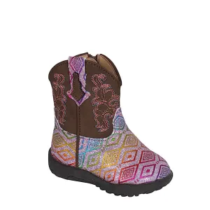 Roper INFANT Cowbaby Maya Aztec Glitter - Pink