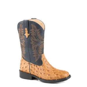 Roper LITTLE KIDS Cowboy Cool Tan/Navy