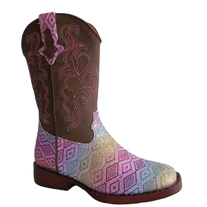 Roper Little Kids Maya Aztec Glitter - Pink