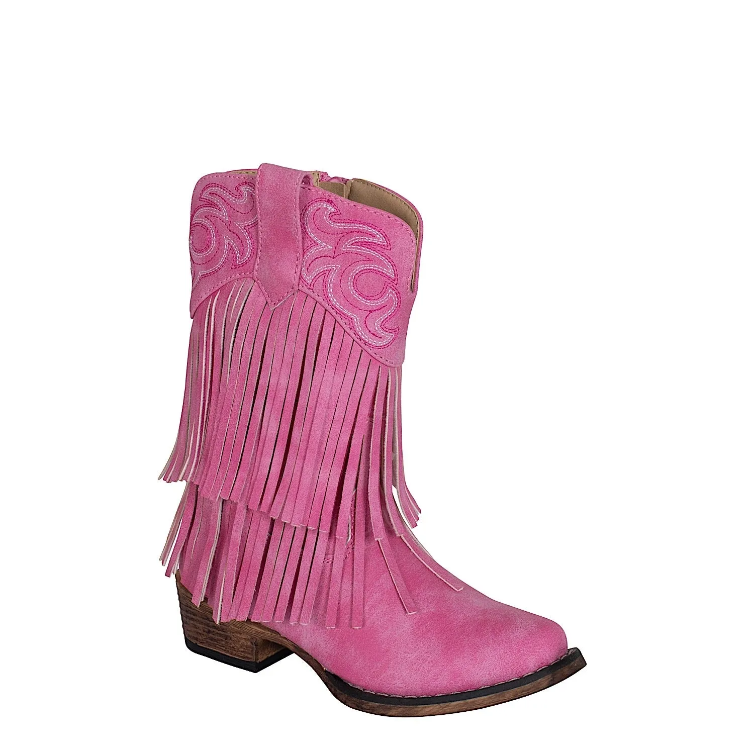 Roper TODDLER Rickrack Western Boot - Pink