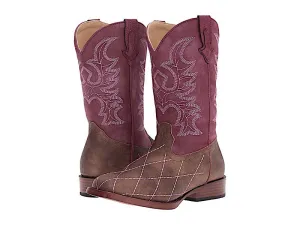 Roper TODDLER Square Toe Crosscut Boot Raspberry