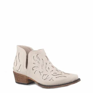 Roper Women's Ava Boot Glitz - White/White Glitter Underlay