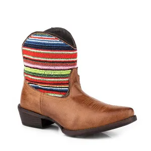 Roper Women's Dusty Beaded - Tan Leather