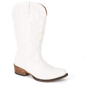 Roper Womens Riley Cord Boot White