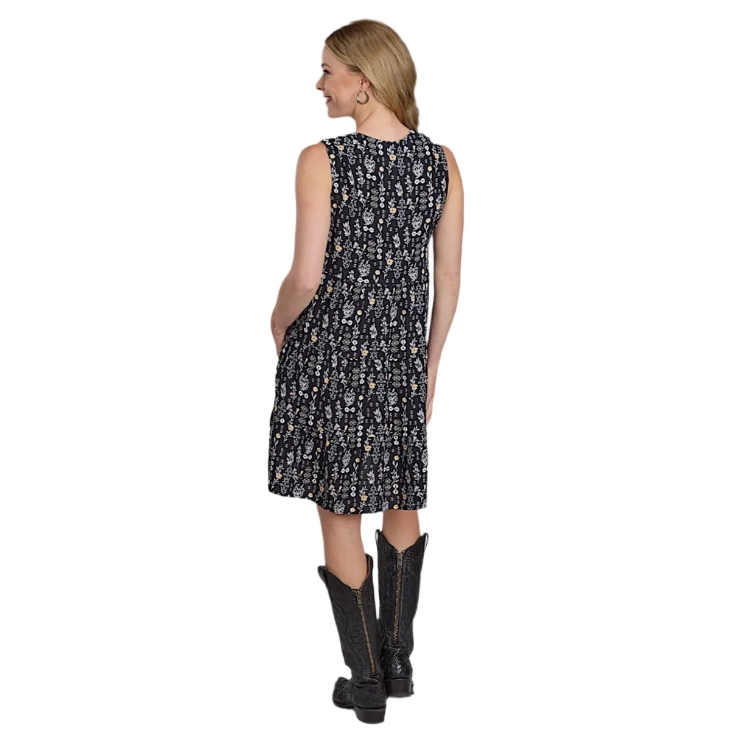 Roper Women's Studio West Collection Dress - Print Black
