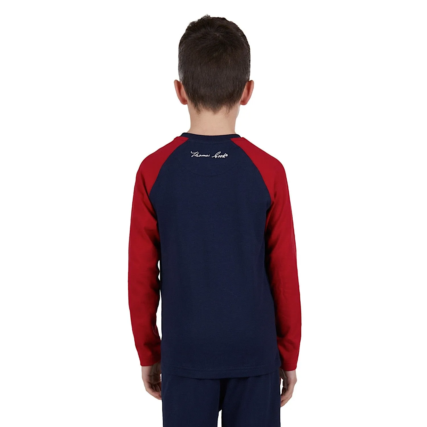 Thomas Cook Boys Moon Jump Glow-In-The-Dark PJs Navy/Red