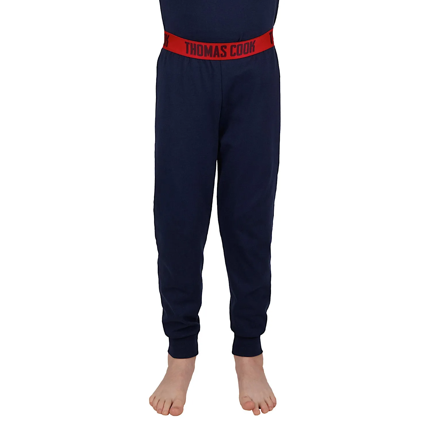 Thomas Cook Boys Moon Jump Glow-In-The-Dark PJs Navy/Red