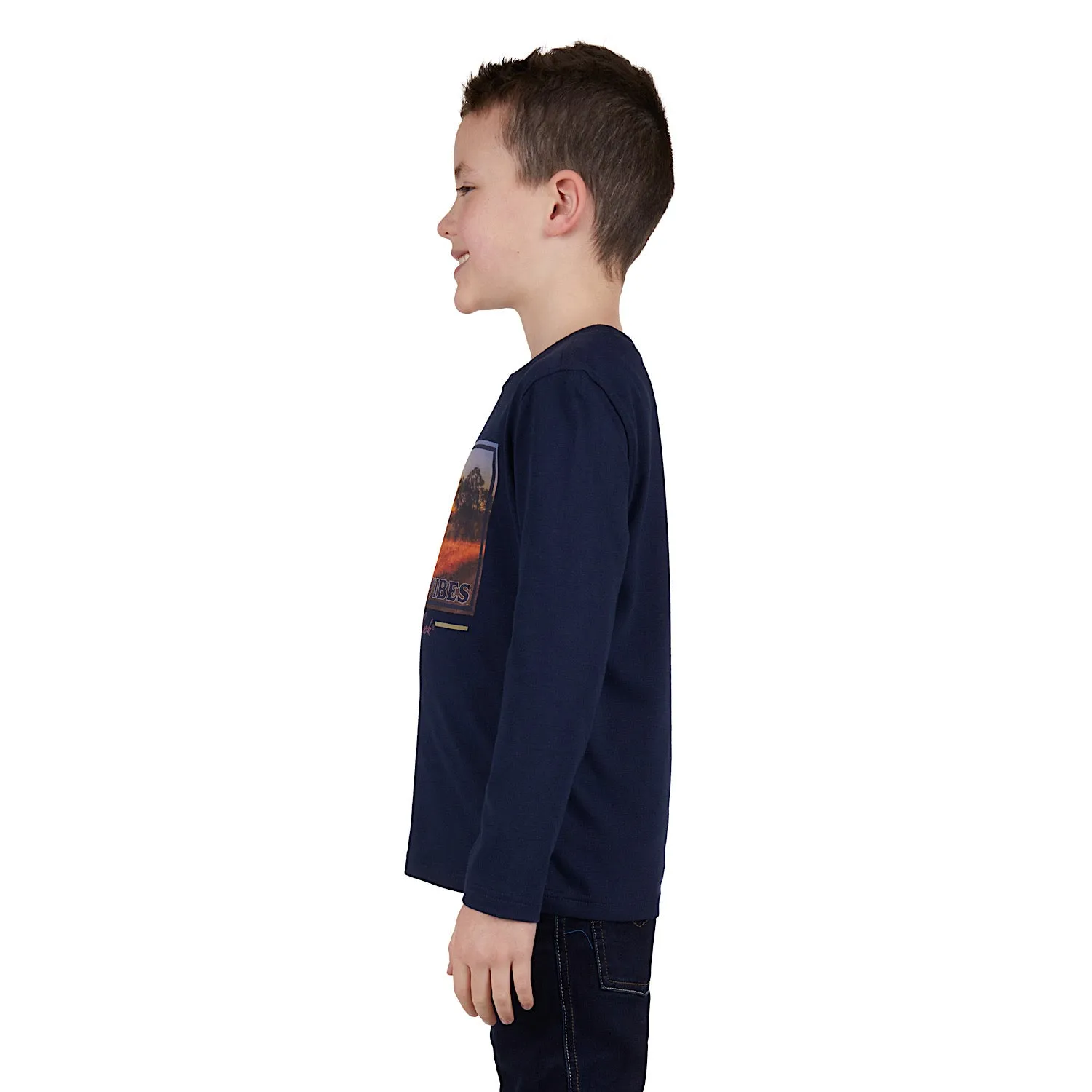 Thomas Cook Boys Sunset Long Sleeve Tee - Navy