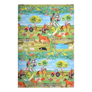 Thomas Cook Farm Friends Tea Towel Farmyard