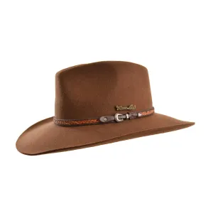 Thomas Cook Fitzroy Wool Felt Hat - Dark Fawn