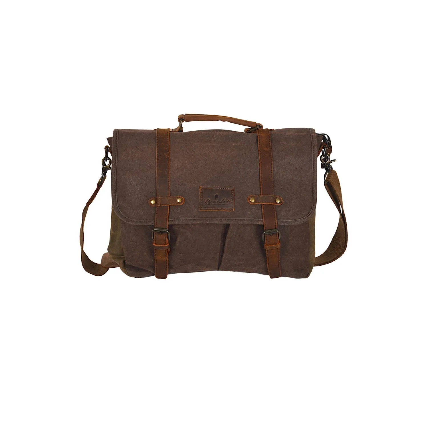 Thomas Cook Gundaroo Messenger Bag Coffee