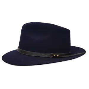 Thomas Cook Jagger Wool Felt Hat Dark Navy