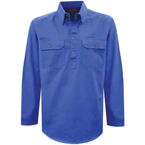 Thomas Cook Light Drill 1/2 Plkt L/S 2 Pocket Shirt Wedgewood