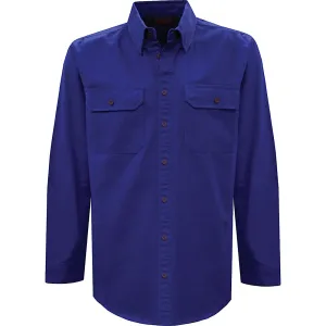 Thomas Cook Light Drill  L/S 2 Pocket Shirt Cobalt