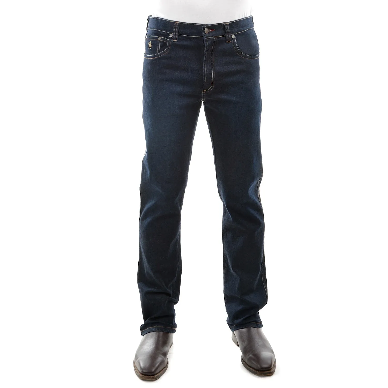 Thomas Cook Mens Bass Stretch Jean Mid-Relaxed-Straight 32" Leg