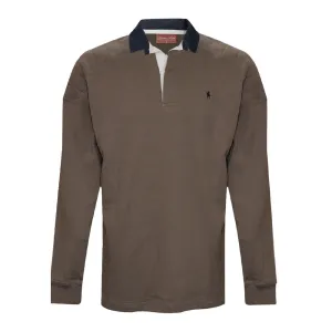 Thomas Cook Men's Bill Shoulder Panel Rugby - Mushroom