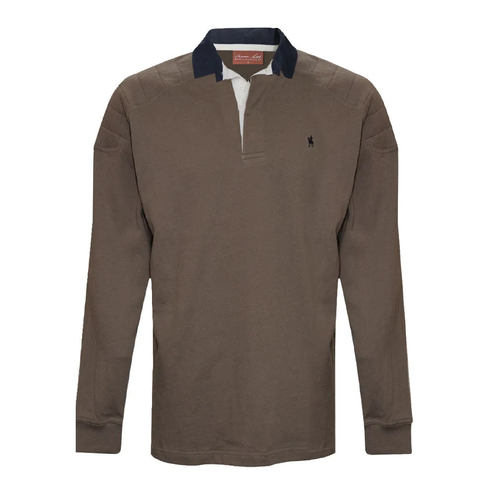 Thomas Cook Men's Bill Shoulder Panel Rugby - Mushroom