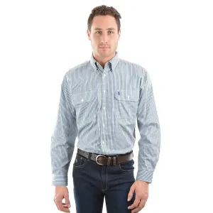 Thomas Cook Men's Classic Wentworth Check Shirt - Royal Blue/Green
