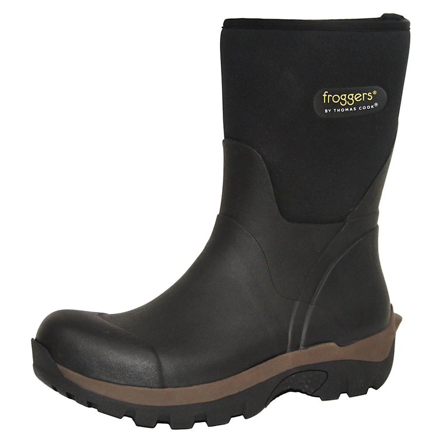 Thomas Cook Mens Froggers Mid Bush Boot Black