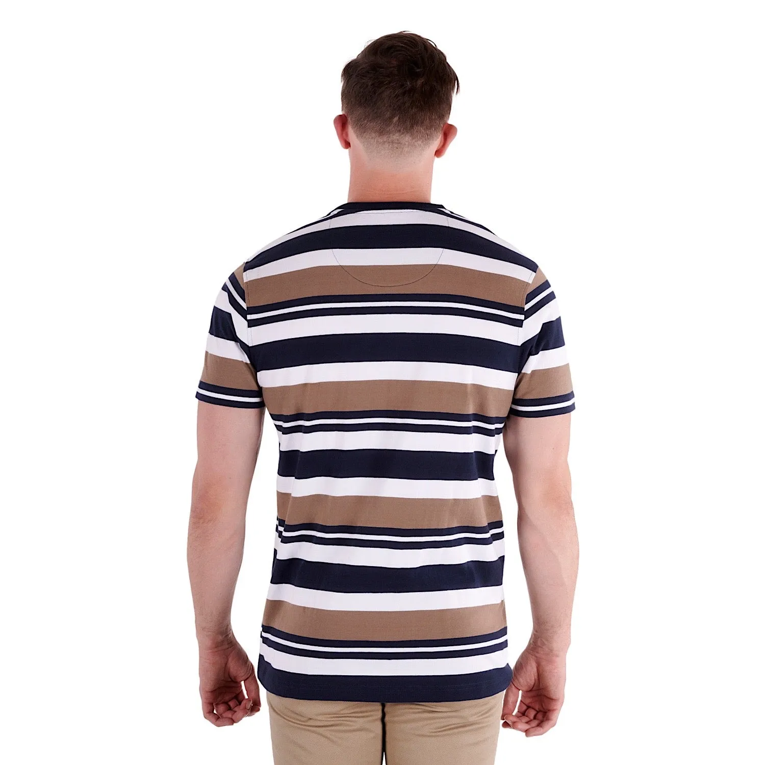 Thomas Cook Mens Hudson S/S Tee Navy/Tan