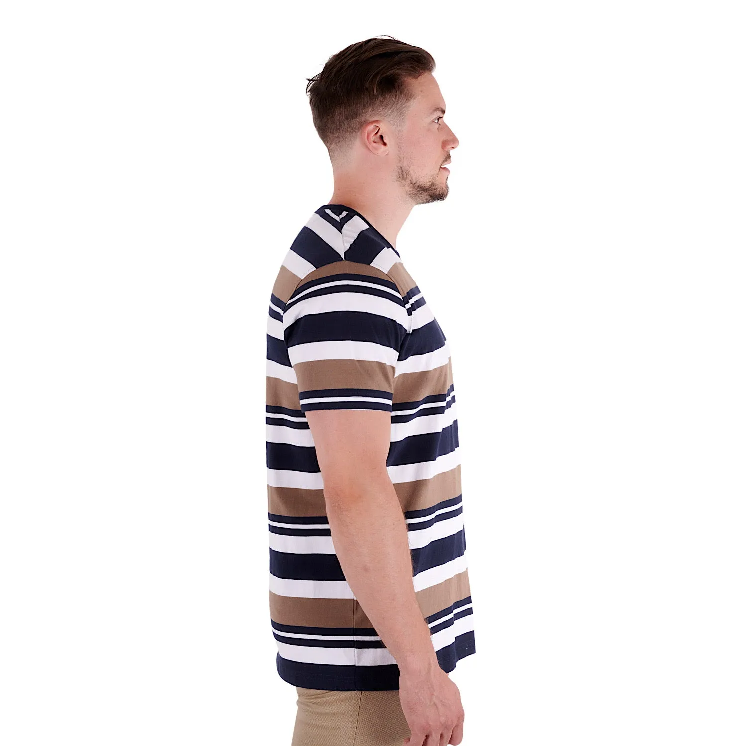 Thomas Cook Mens Hudson S/S Tee Navy/Tan