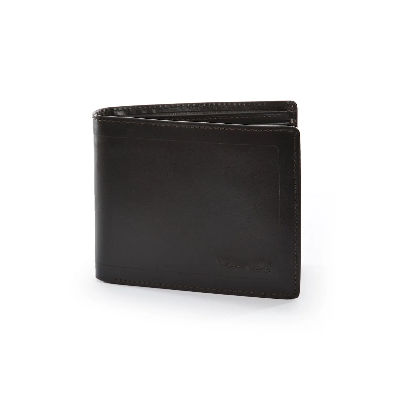 Thomas Cook Men's Leather Edged Wallet - Dark Brown