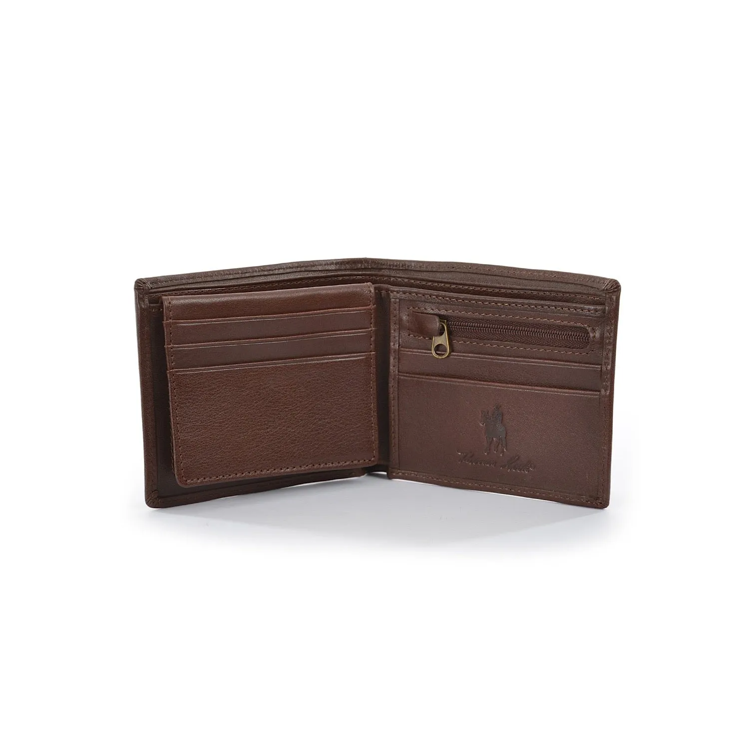 Thomas Cook Men's Leather Edged Wallet - Light Brown