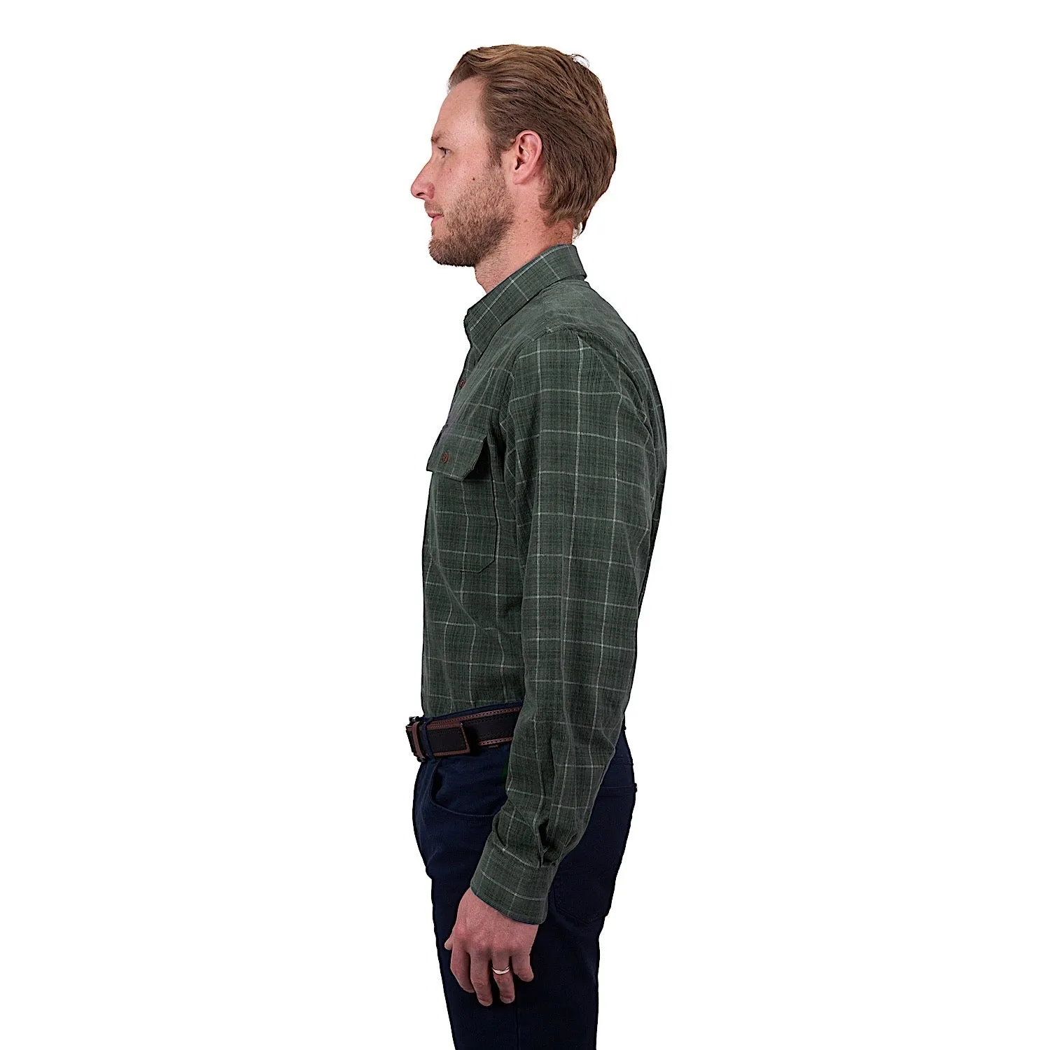 Thomas Cook Men's Leo Thermal Check Shirt - Green