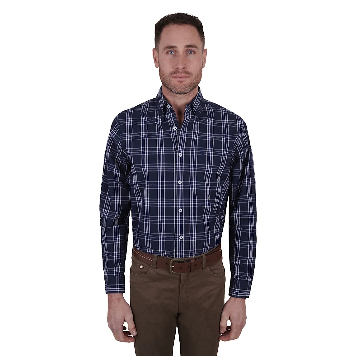 Thomas Cook Men's Spencer Check Shirt - Navy/Royal